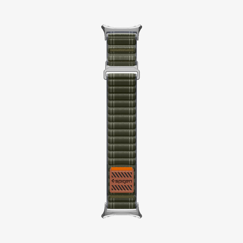 AMP10154 - Galaxy Watch 9 Series WBF0 in green showing the band laid out flat