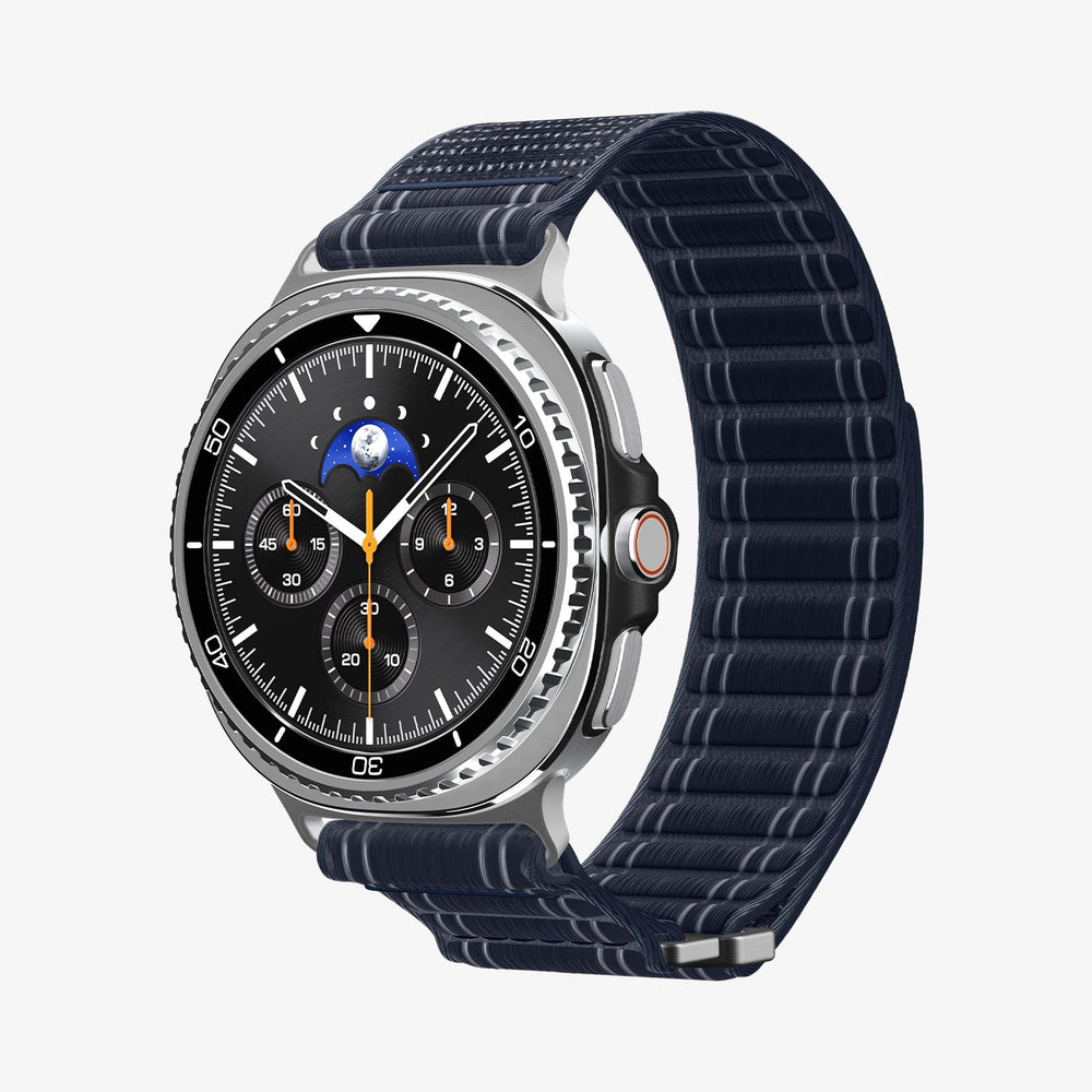 AMP10155 - Galaxy Watch 9 Series WBF0 in navy showing the front, sides, and inner bottom