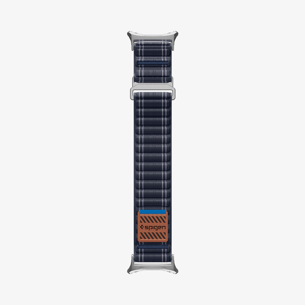 AMP10155 - Galaxy Watch 9 Series WBF0 in navy showing the band laid out flat