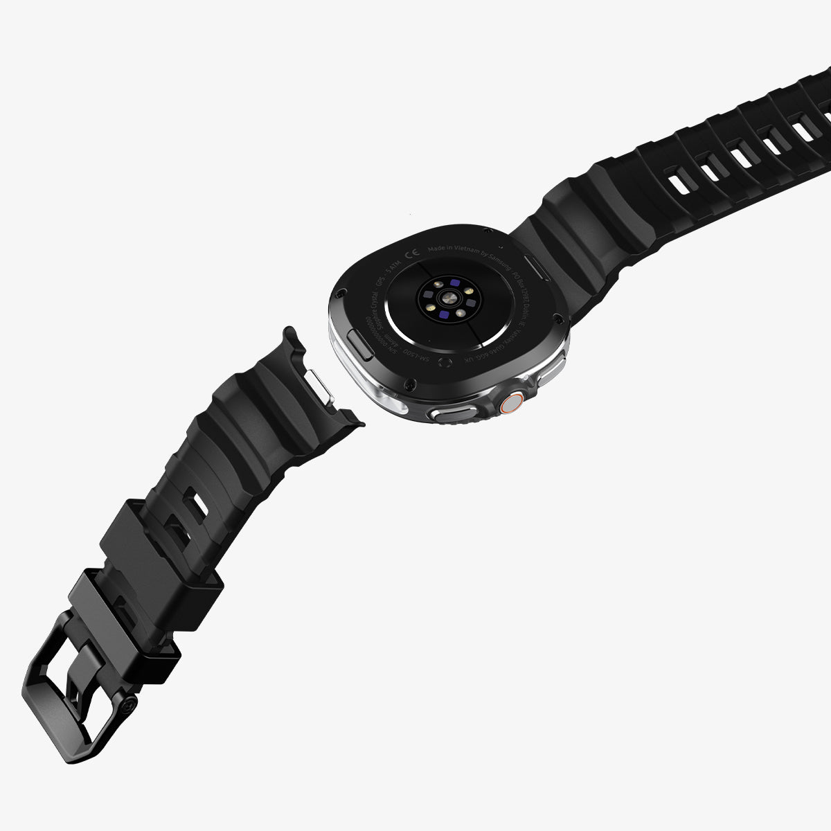 AMP10151 - Galaxy Watch 9 Series WBS2 in black showing the back