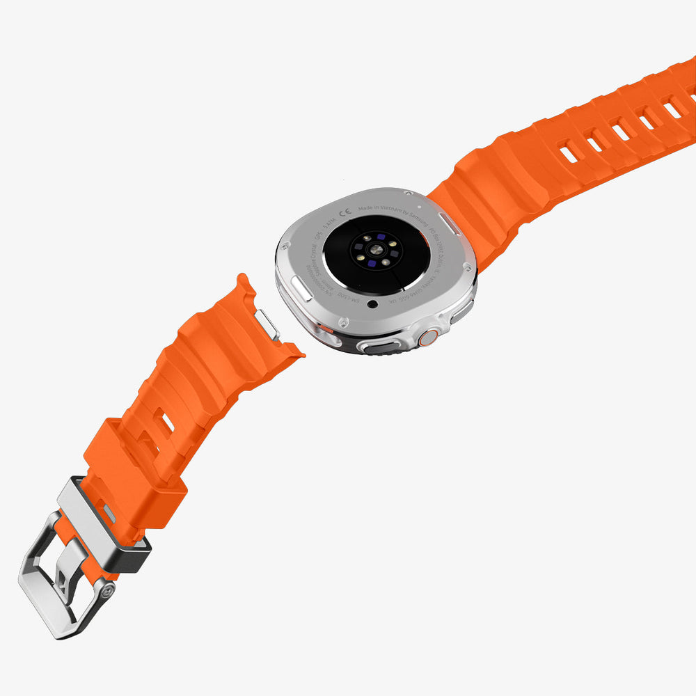 AMP10152 - Galaxy Watch 9 Series WBS2 in orange showing the back