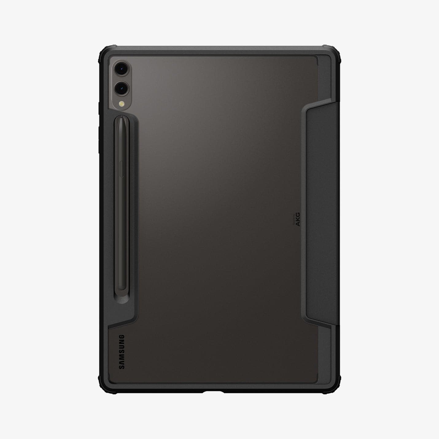 ACS08787 - Galaxy Tab S9 Plus Case Ultra Hybrid Pro in black showing the back