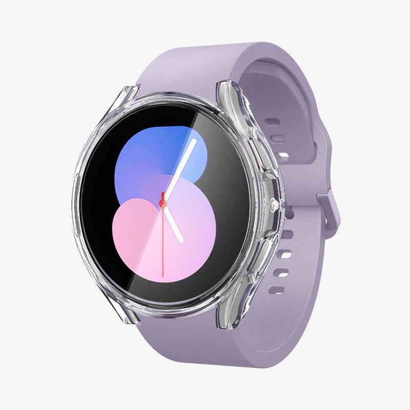 ACS03476 - Galaxy Watch 5/4 (40mm) Case Ultra Hybrid in crystal clear showing the front and inside of band