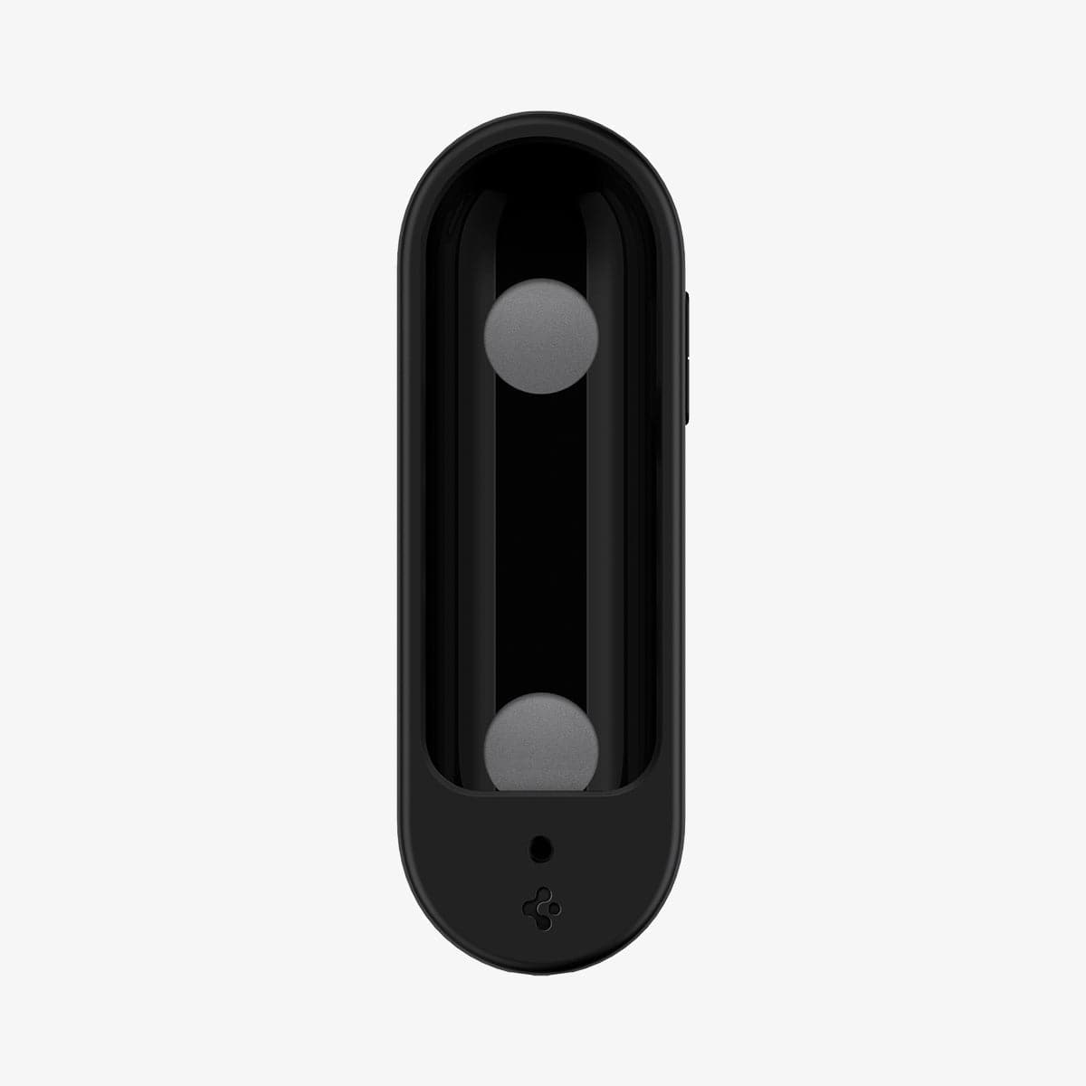 AMP02714 - Chromecast with Google TV Silicone Fit Voice Remote in black showing the inside
