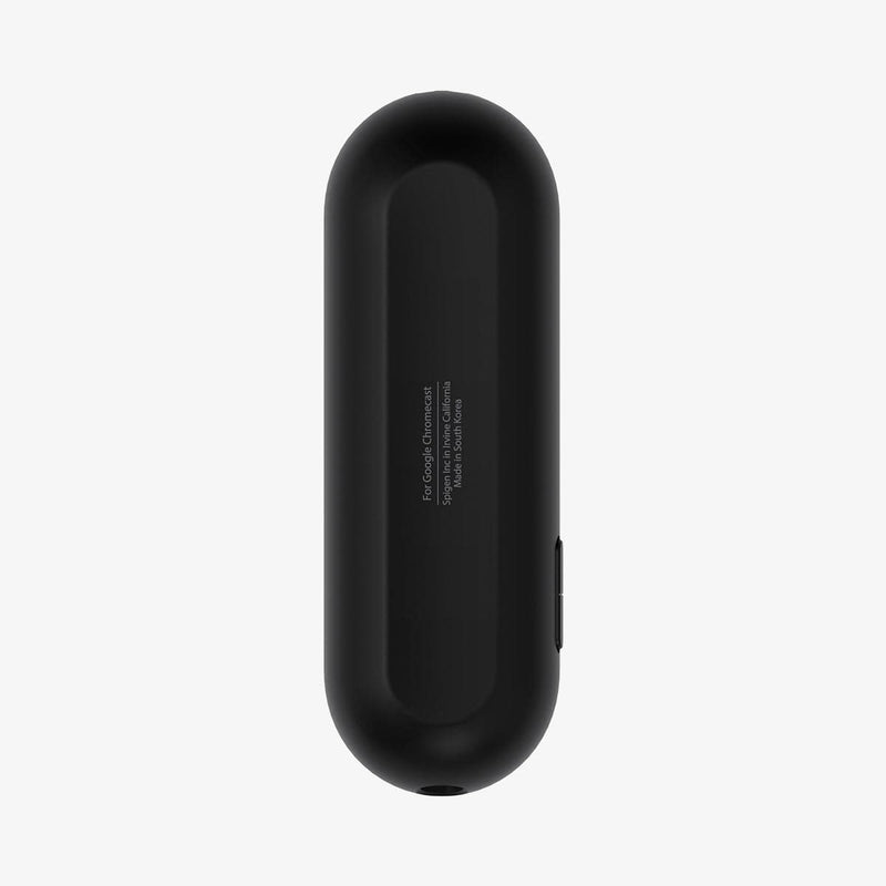 AMP02714 - Chromecast with Google TV Silicone Fit Voice Remote in black showing the back