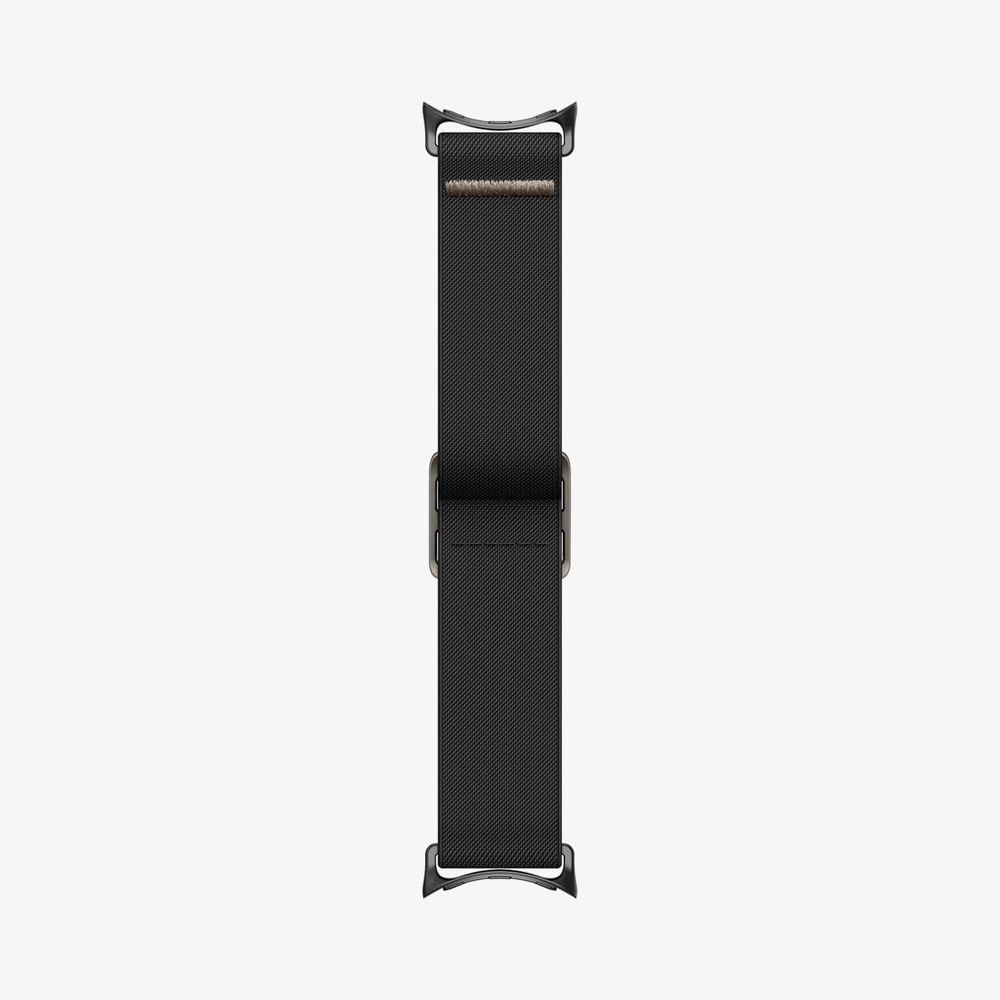 AMP06348 - Pixel Watch Series Case Lite Fit in black showing the watch band laid out flat