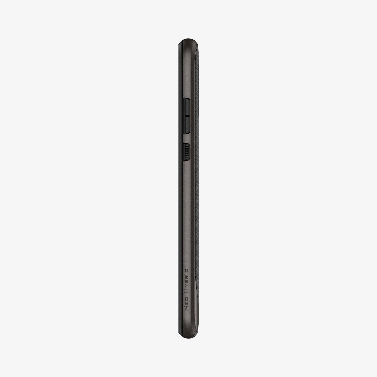 L39CS25742 - Huawei P30 Lite / Nova 4e Neo Hybrid Case in gunmetal showing the side