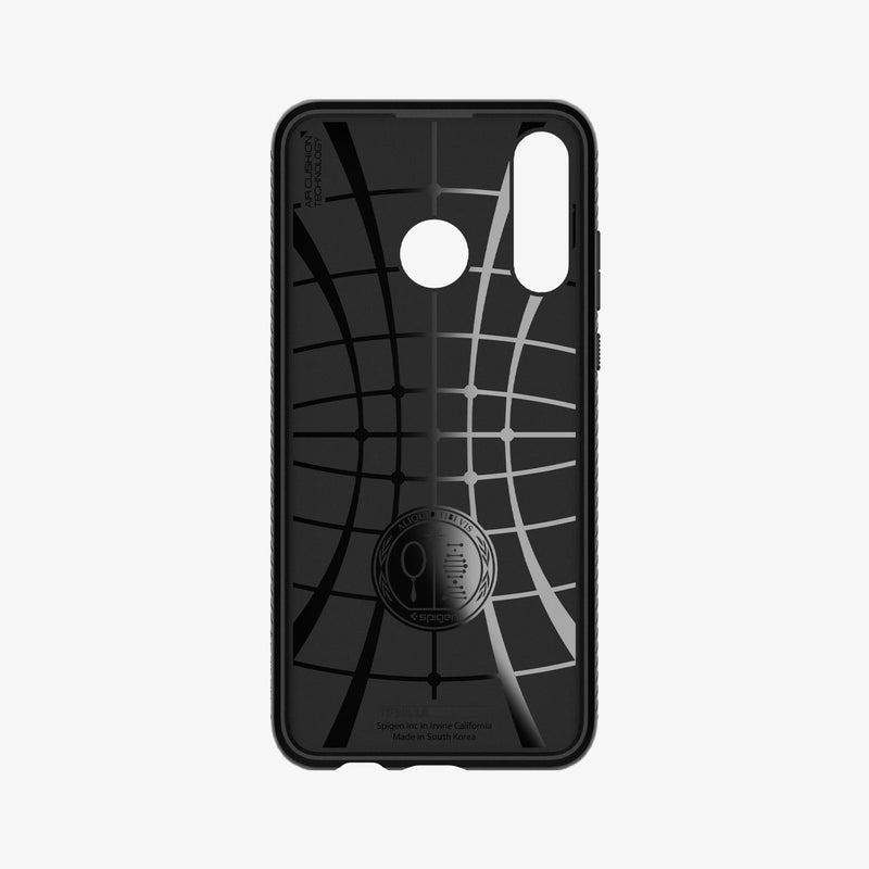 L39CS25738 - Huawei P30 Lite / Nova 4e Case Liquid Air in black showing the inside of case