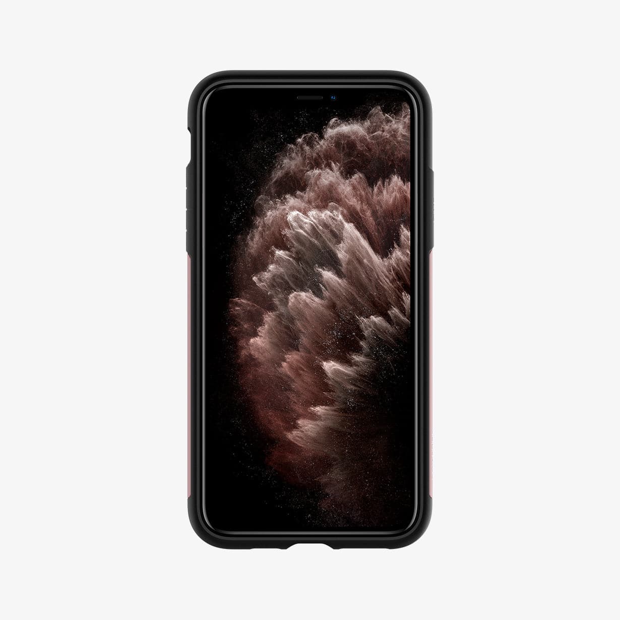077CS27109 - iPhone 11 Pro Case Slim Armor in rose gold showing the front