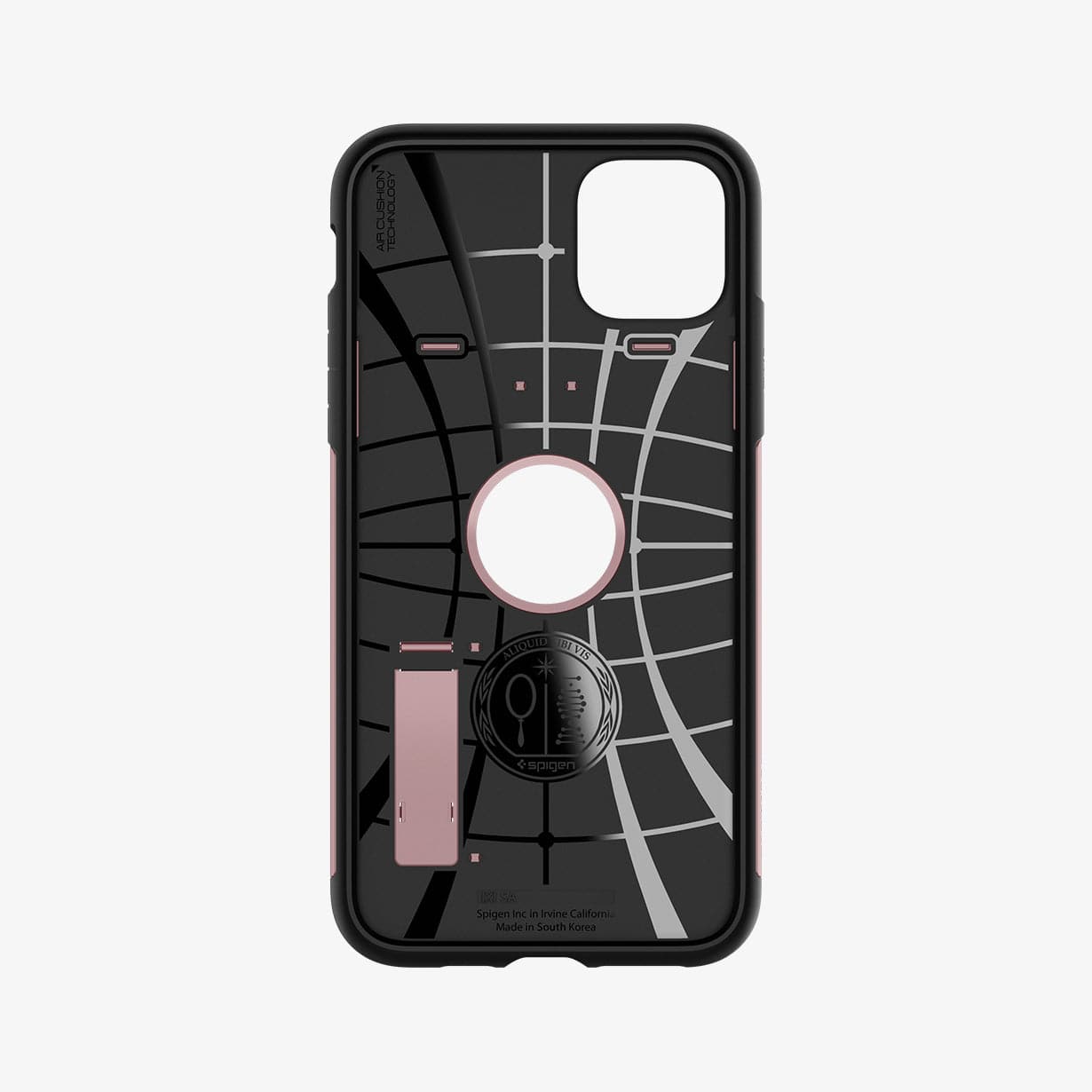077CS27109 - iPhone 11 Pro Case Slim Armor in rose gold showing the inside of case