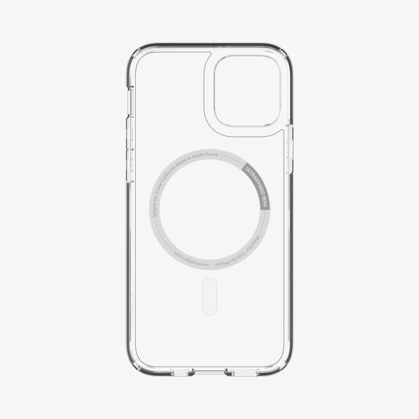 ACS02625 - iPhone 12 / iPhone 12 Pro Case Ultra Hybrid Mag Safe Compatible in white showing the inside of case