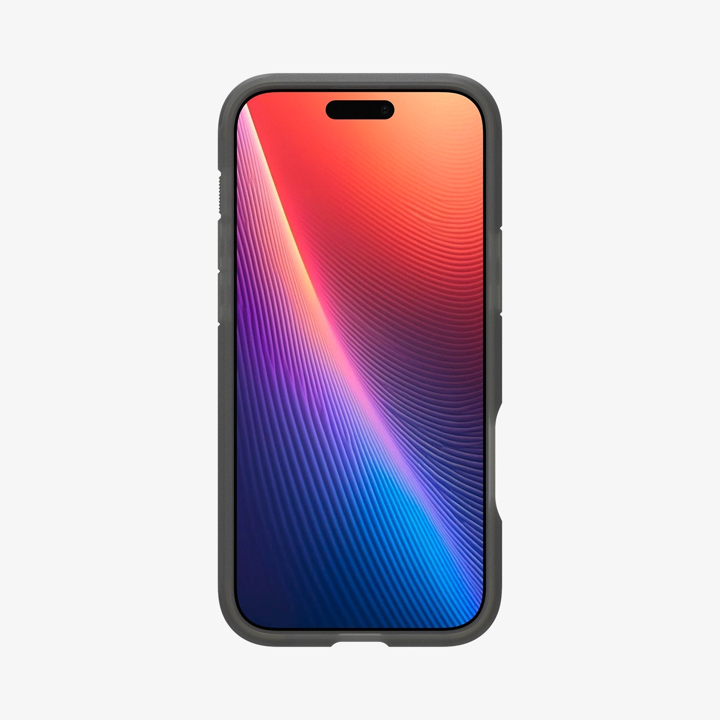 ACS08502 - iPhone 16 Pro Max Case Tough Armor AI (MagFit) in Frost Black showing the front