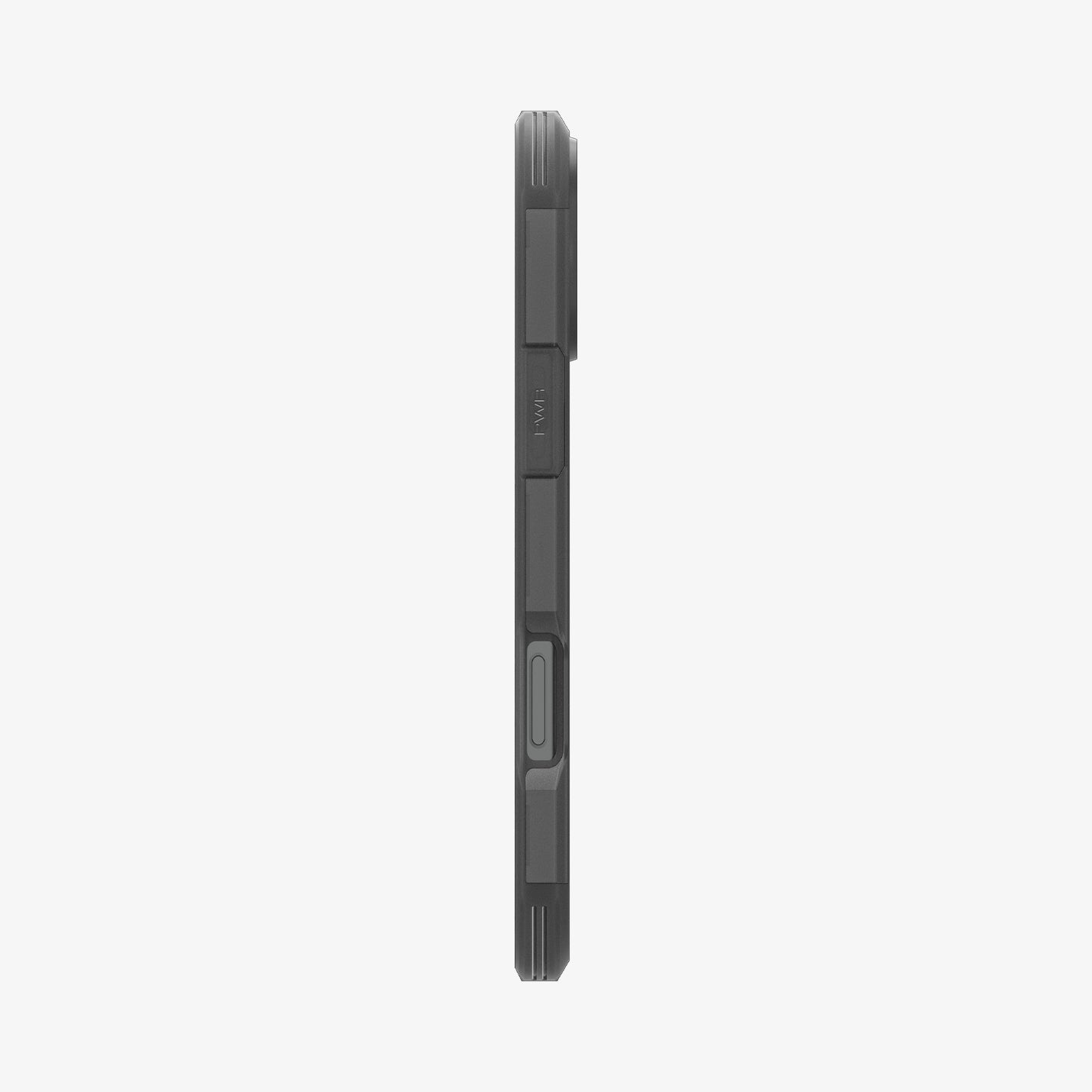 ACS08502 - iPhone 16 Pro Max Case Tough Armor AI (MagFit) in Frost Black showing the side