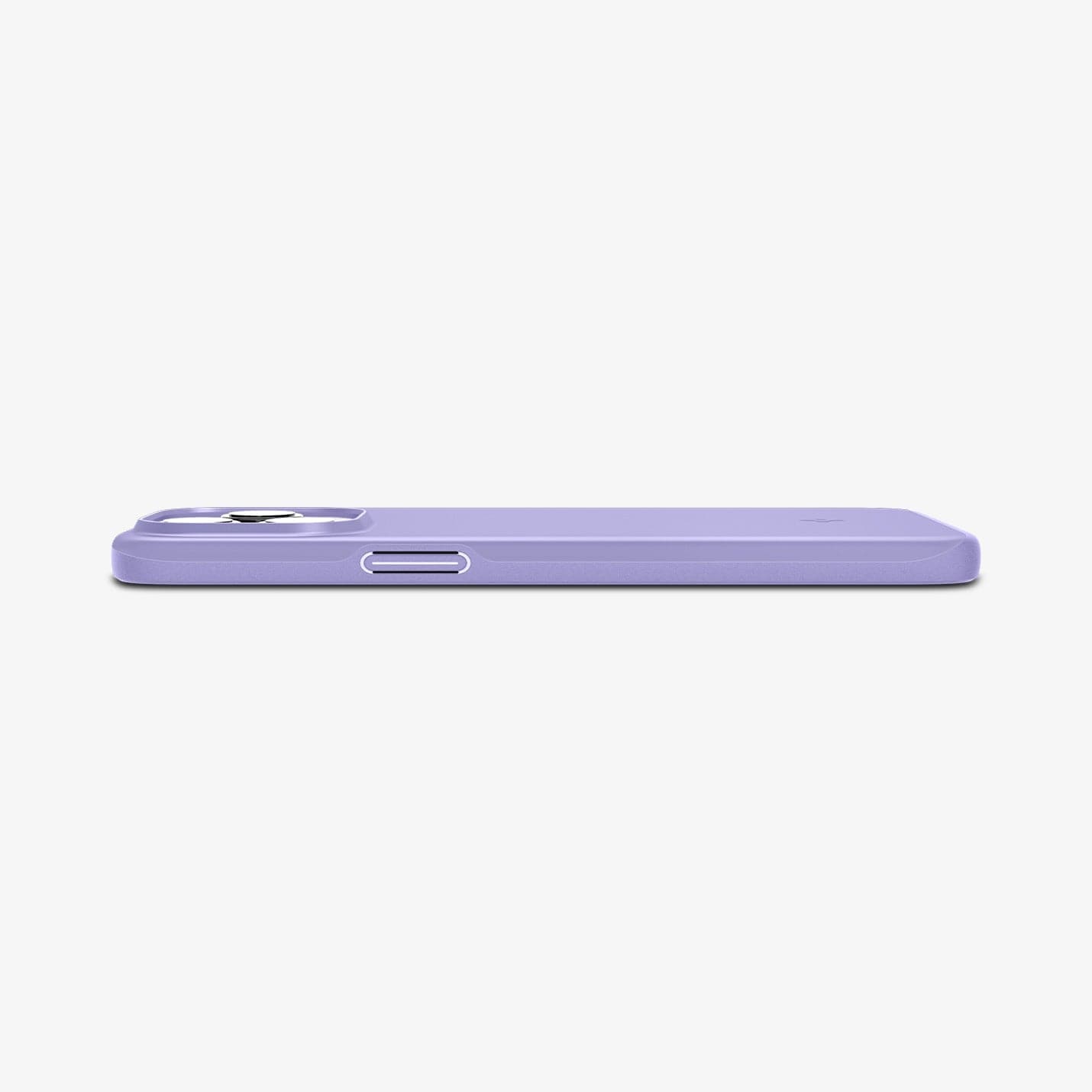 ACS06549 - iPhone 15 Pro Max Case Thin Fit in iris purple showing the side