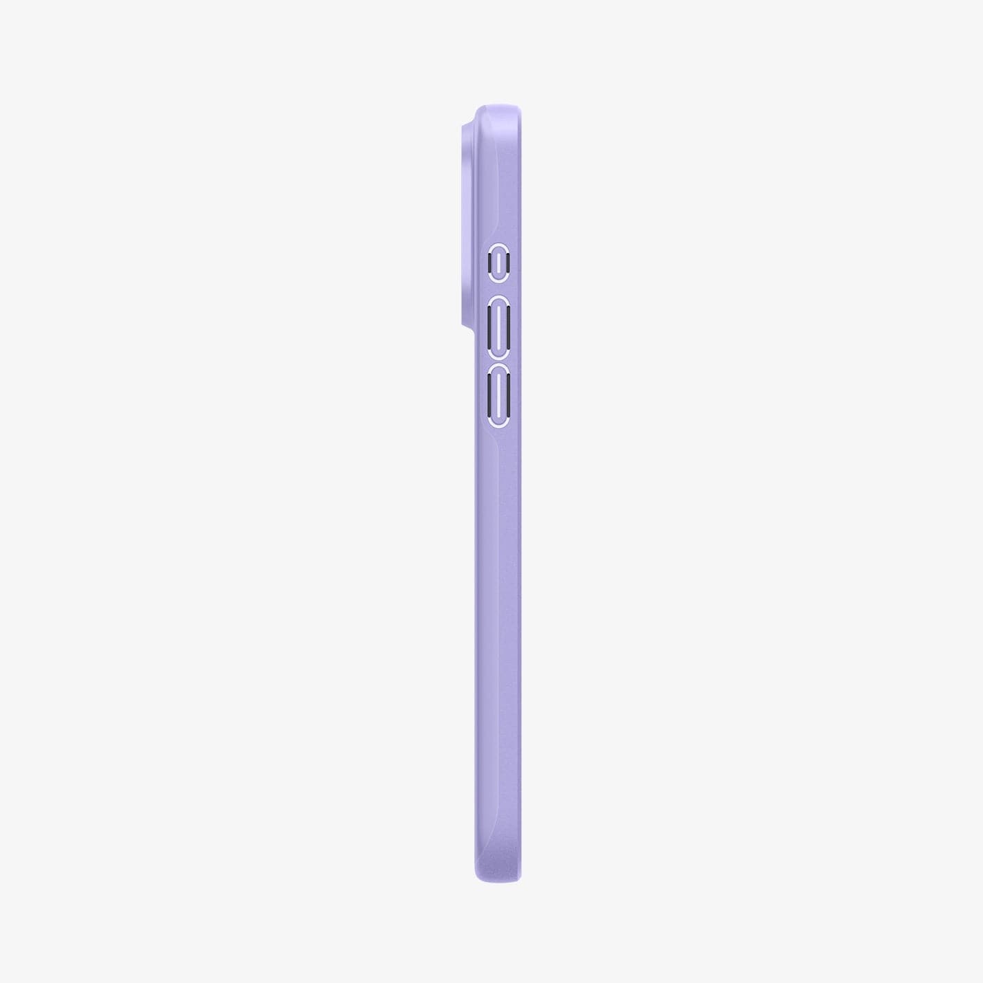 ACS06549 - iPhone 15 Pro Max Case Thin Fit in iris purple showing the side