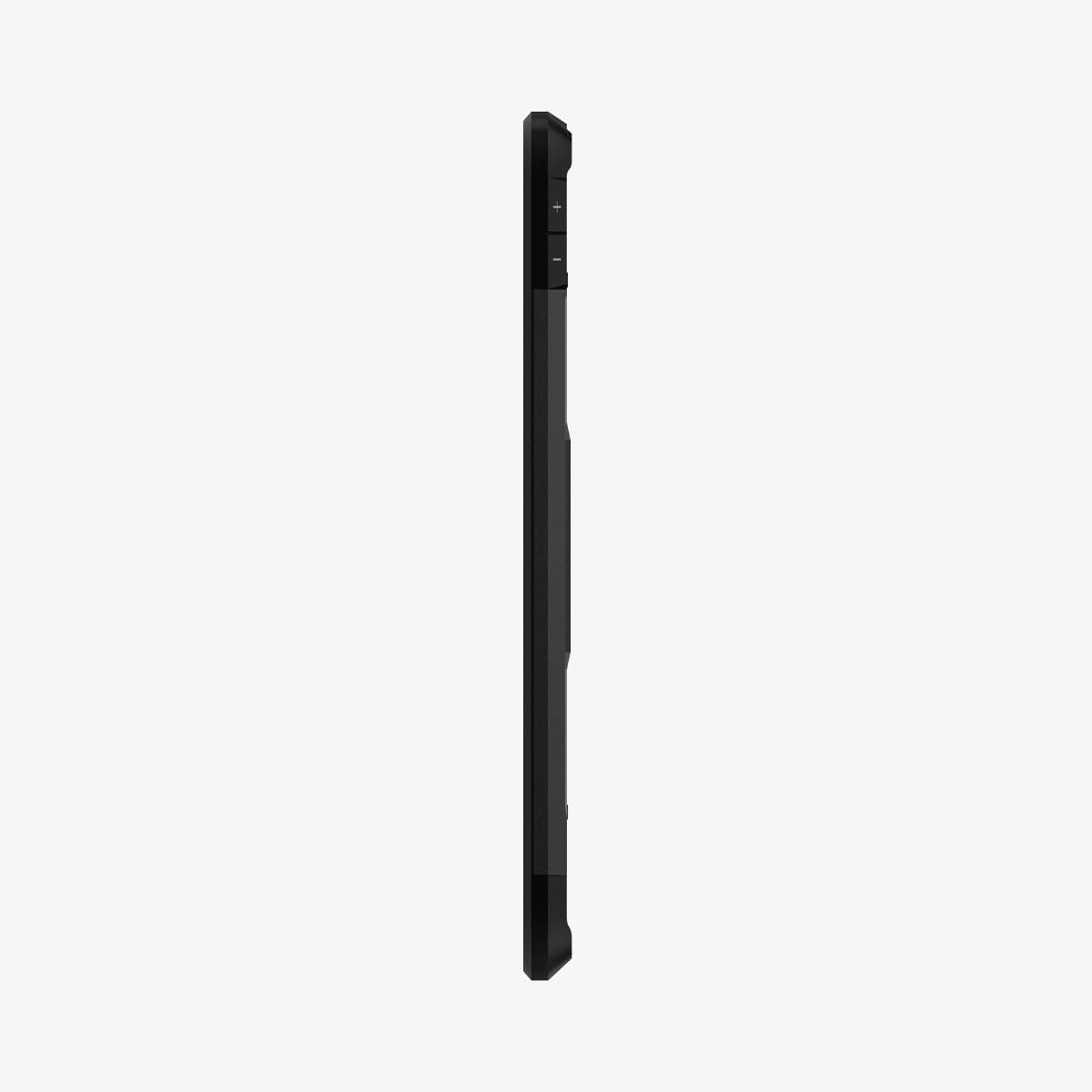 ACS00377 - iPad 10.2" Case Tough Armor Tech in black showing the side