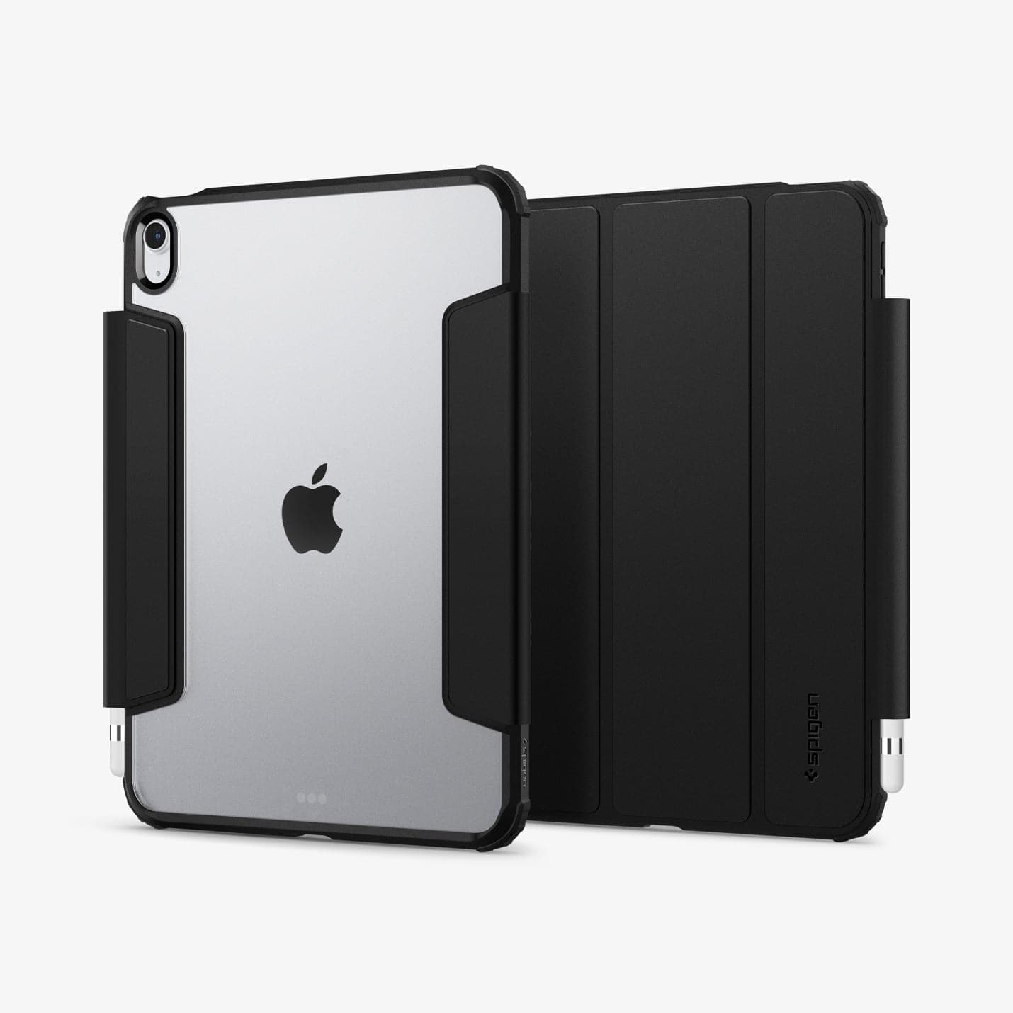 ACS05311 - iPad 10.9" Case Ultra Hybrid Pro in black showing the back and front