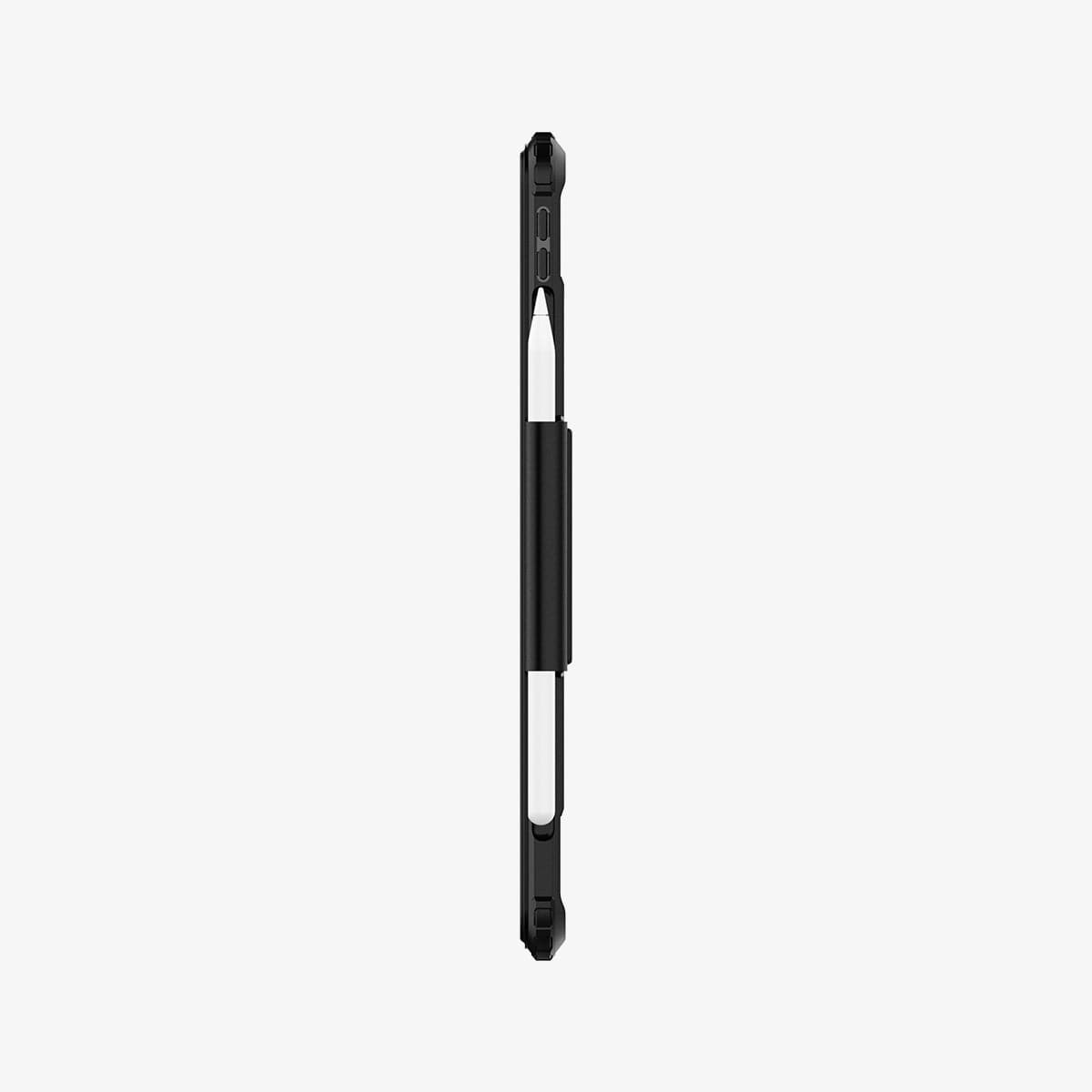 ACS05281 - iPad Air 10.9" (2022 / 2020) Case Ultra Hybrid Pro in black showing the side with volume controls