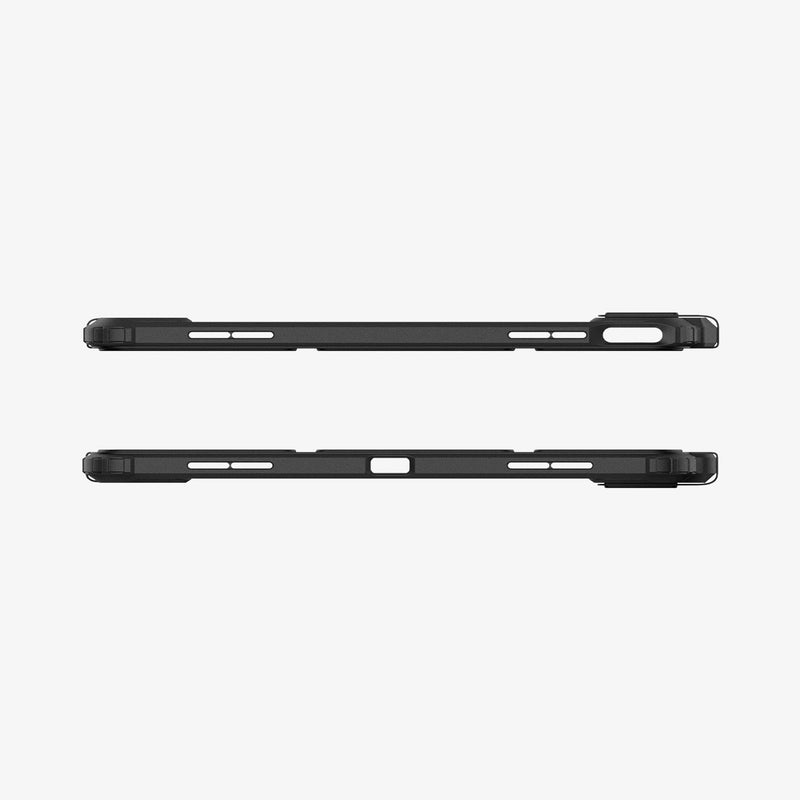 ACS07674 - iPad Air 12.9-inch Case Ultra Hybrid Pro in Black showing the top and bottom