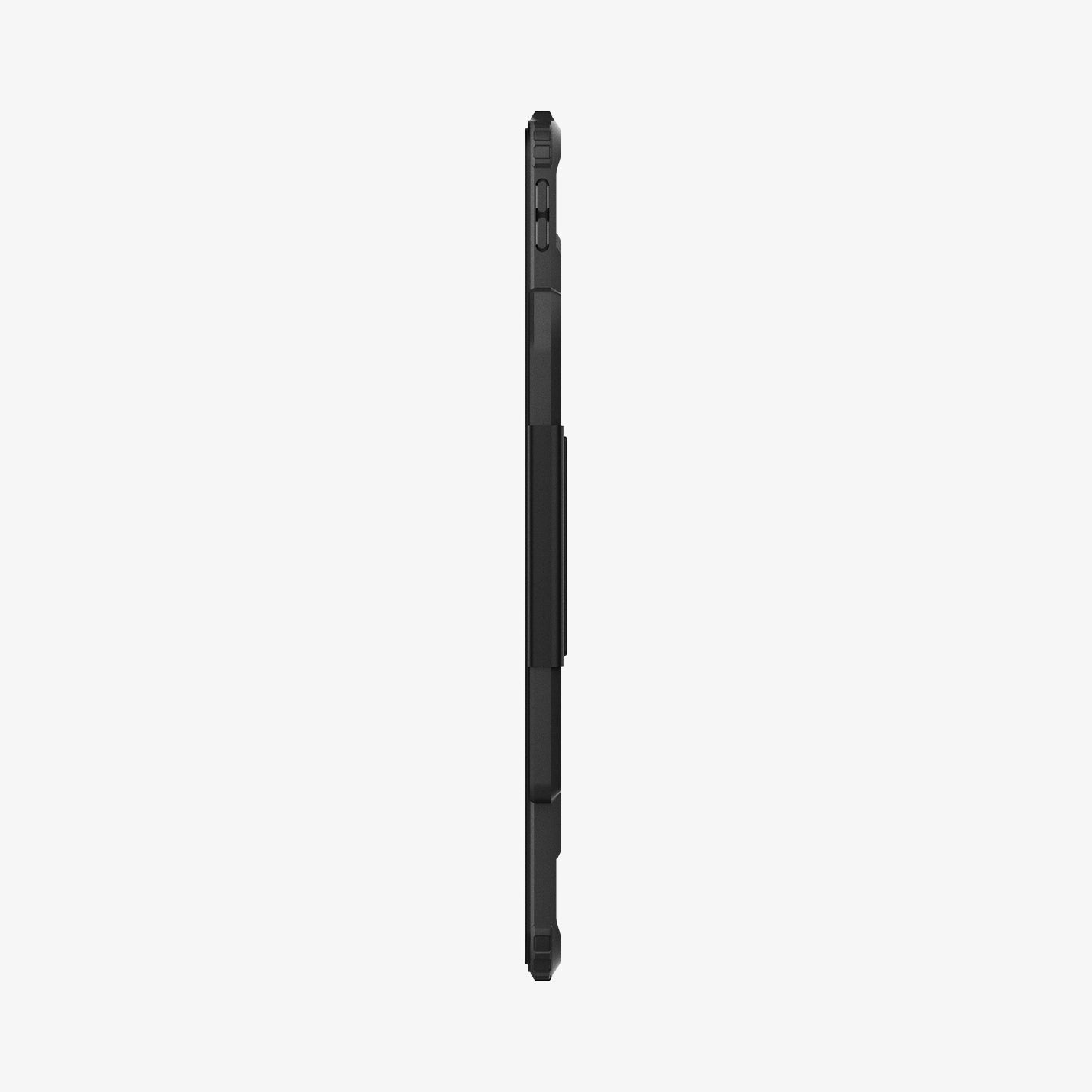 ACS07674 - iPad Air 12.9-inch Case Ultra Hybrid Pro in Black showing the side with side buttons