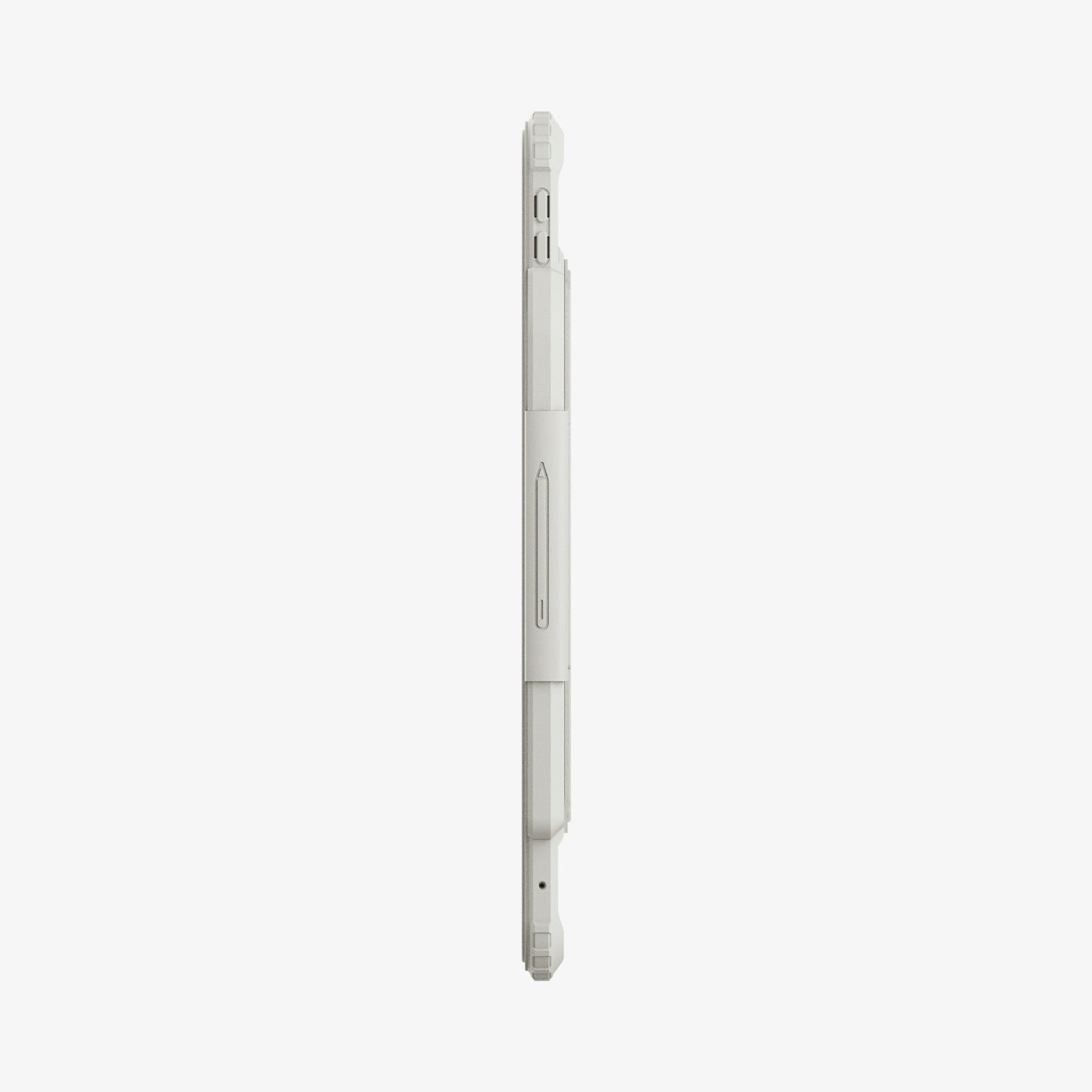ACS07024 - iPad Pro 11-inch Case Air Skin Pro in Gray showing the side with side buttons