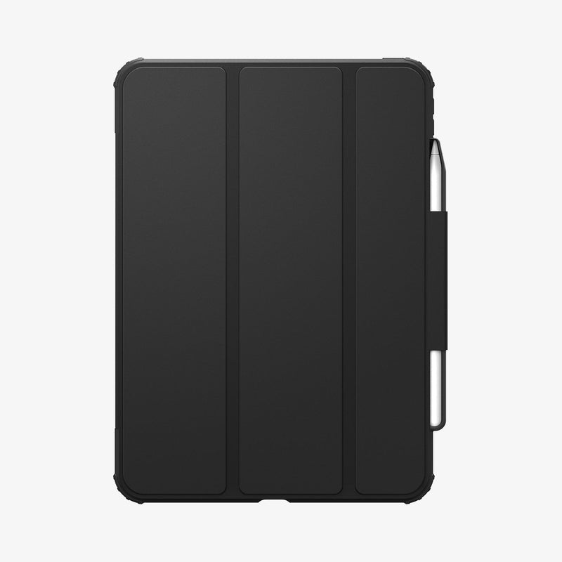 ACS07760 - iPad Pro 11-inch Case Ultra Hybrid Pro in Black showing the front with stylus pen attached