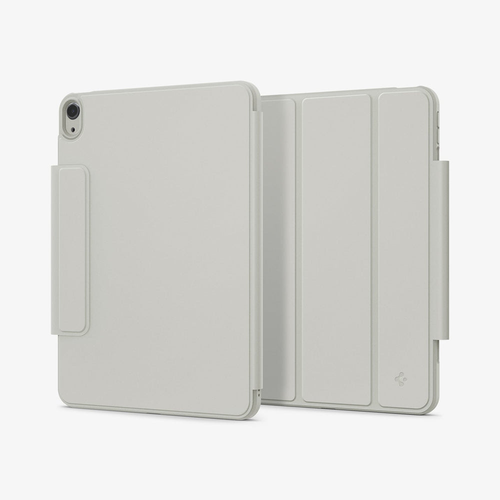 ACS08491 - iPad Air 13-inch (2024) Case Air Skin Pro OneTap in Gray showing the front and back partial sides