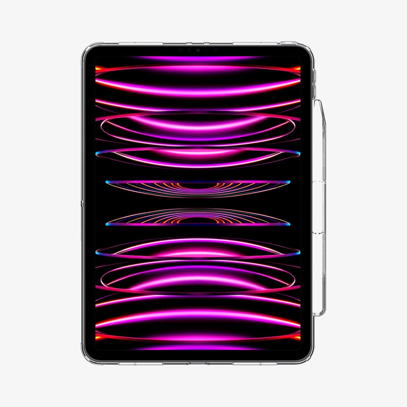 ACS05937 - iPad Pro 11" Case Air Skin Hybrid in crystal clear showing the front