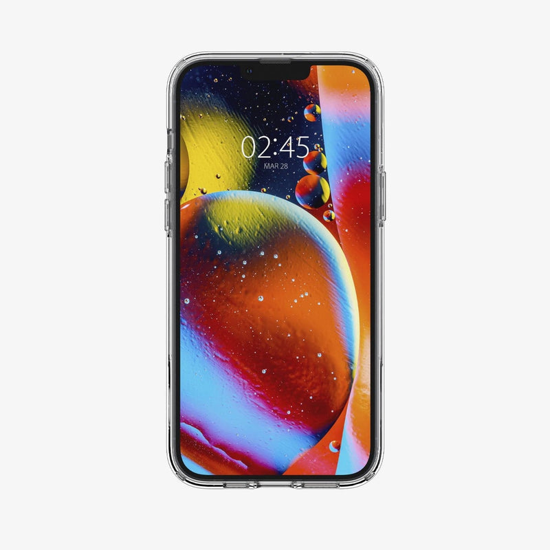 ACS04660 - iPhone 14 Plus Case Slim Armor Essential S (MagFit) in white showing the front