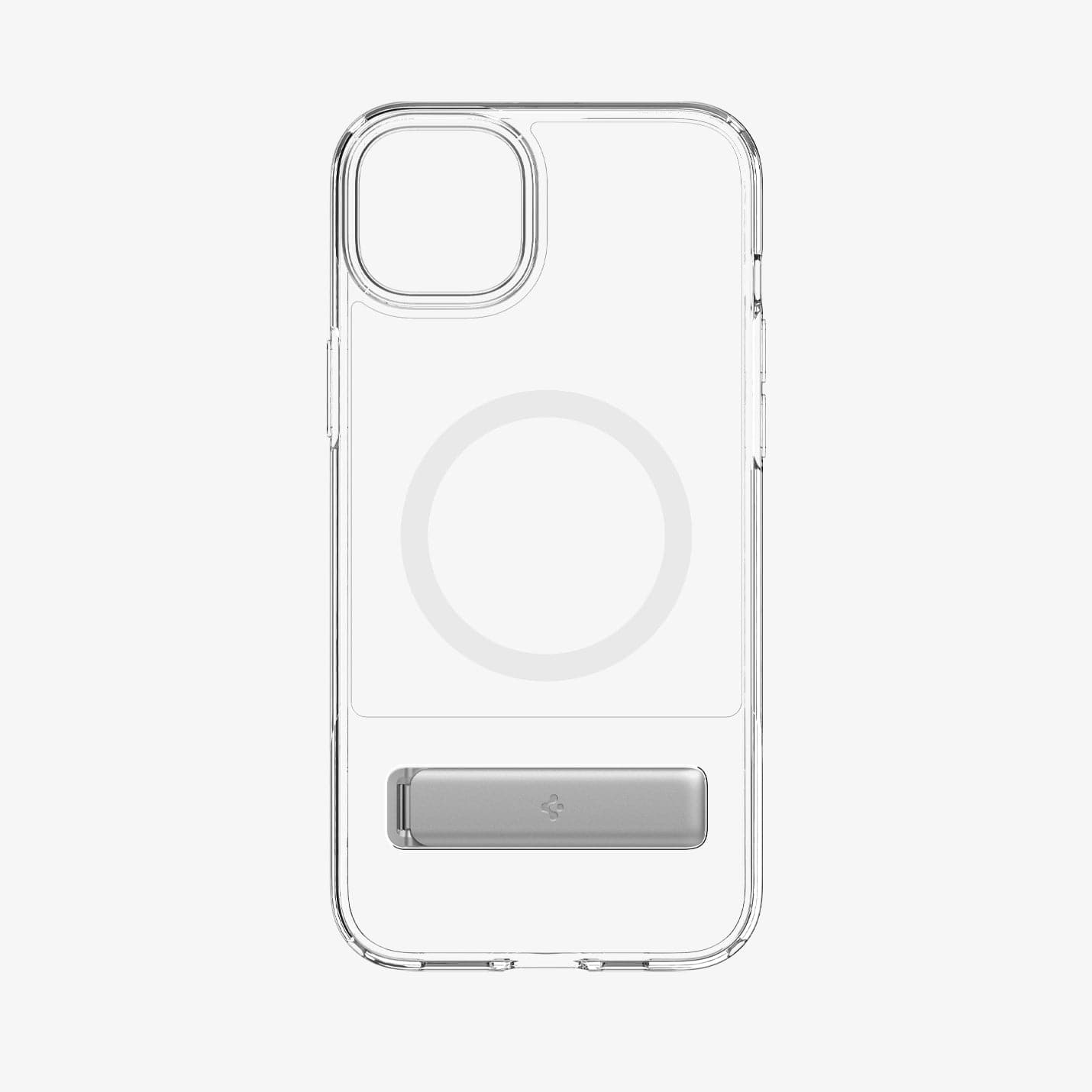 ACS04660 - iPhone 14 Plus Case Slim Armor Essential S (MagFit) in white showing the back with no device in case