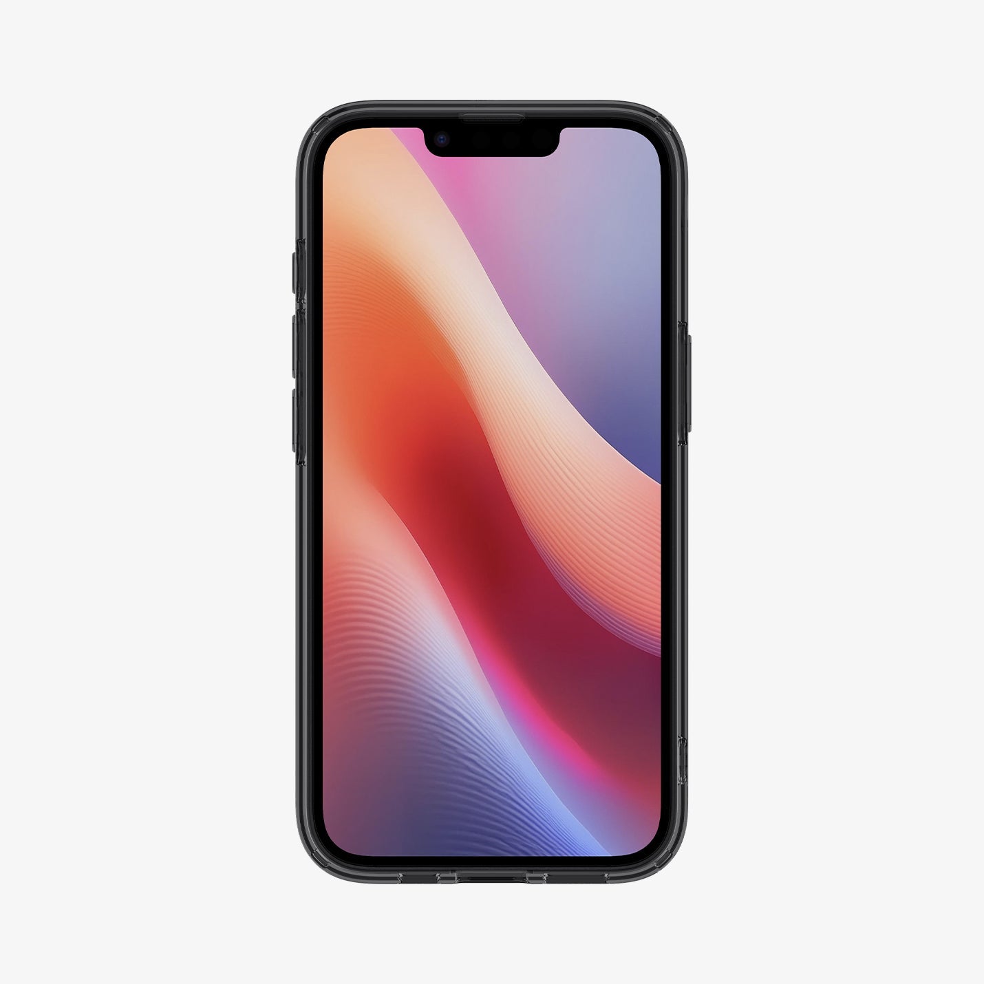 ACS09141 - iPhone 16e Case Ultra Hybrid Zero One (MagFit) in Zero One showing the front