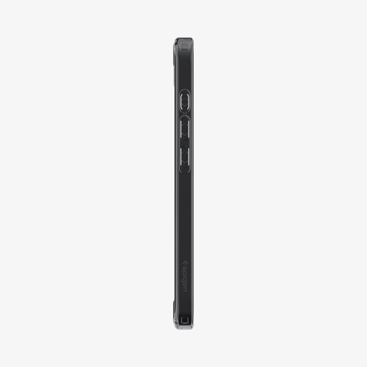 ACS09141 - iPhone 16e Case Ultra Hybrid Zero One (MagFit) in Zero One showing the side