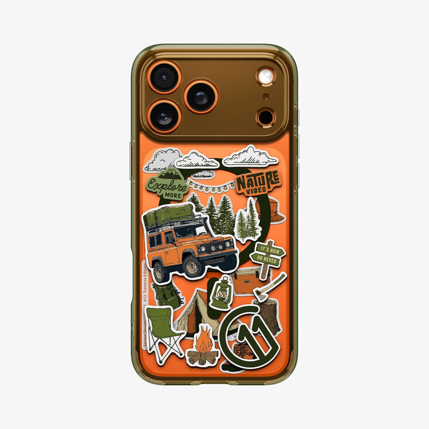 ACS10818 - iPhone 17 Pro c11 Series Traverse Edition (MagFit) showing the back and nature design