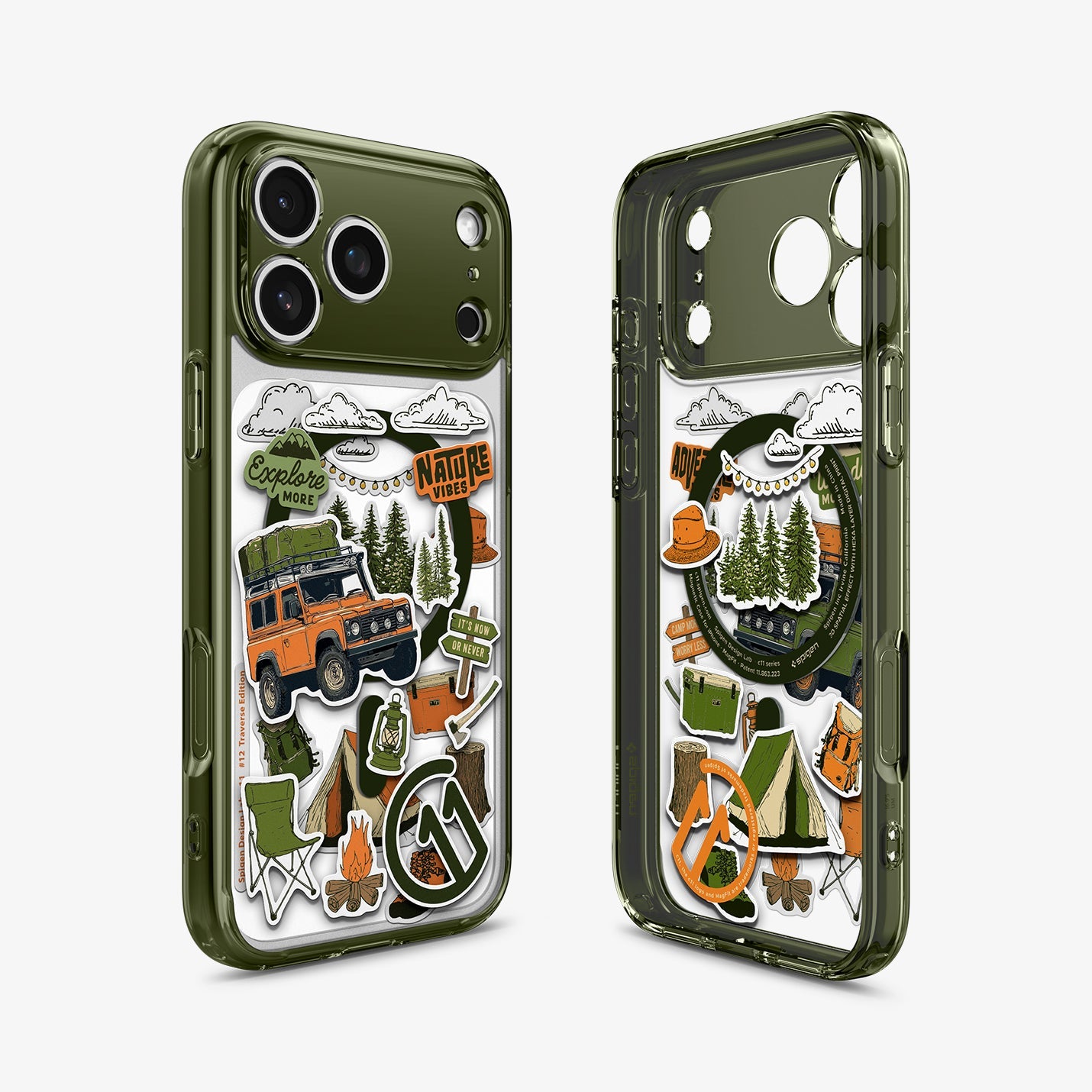 ACS10818 - iPhone 17 Pro c11 Series Traverse Edition (MagFit) showing the back and inside