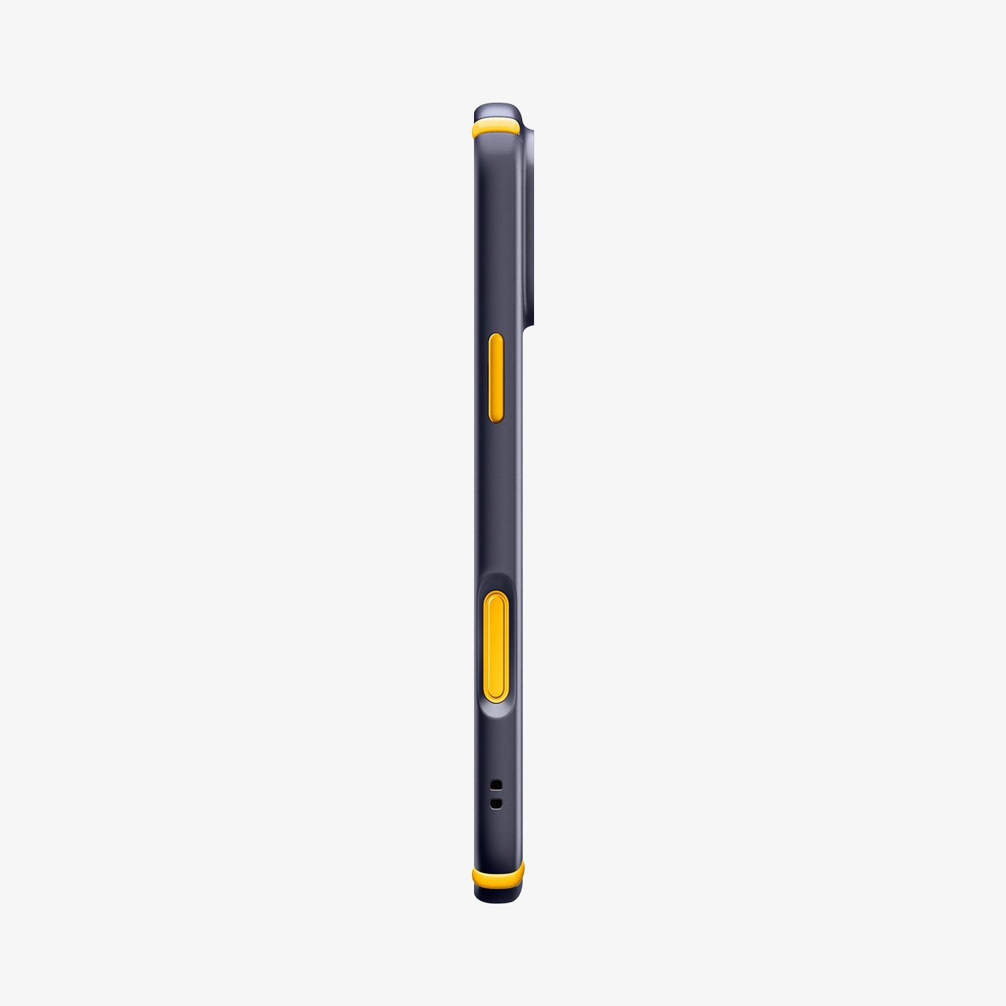 ACS09607 - iPhone 17 Pro Max Nano Pop Hybrid (MagFit) in Blueberry Navy showing the side