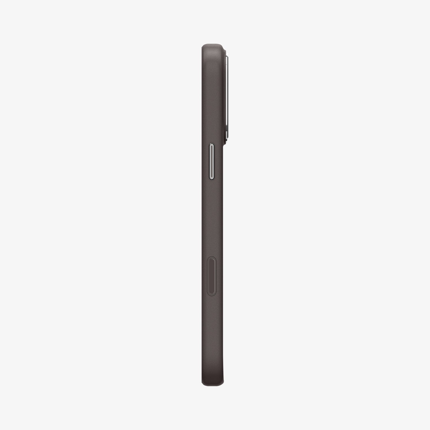 ACS09609 - iPhone 17 Pro Max Urban Fit T (MagFit) in Mocha Brown showing the side