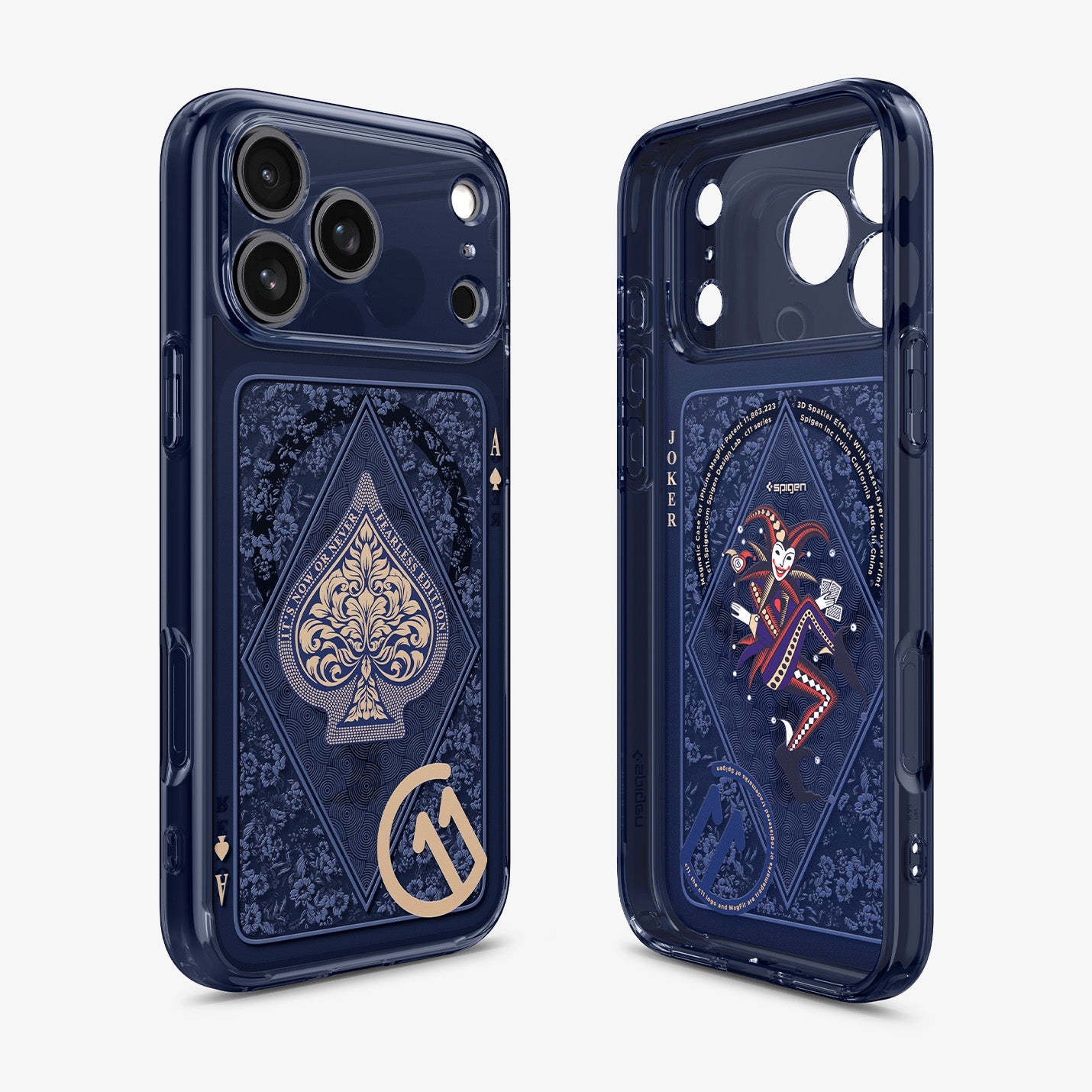 ACS10409 - iPhone 17 Pro Max Series Case c11 Fearless Edition (MagFit) showing the back, sides and inside of case