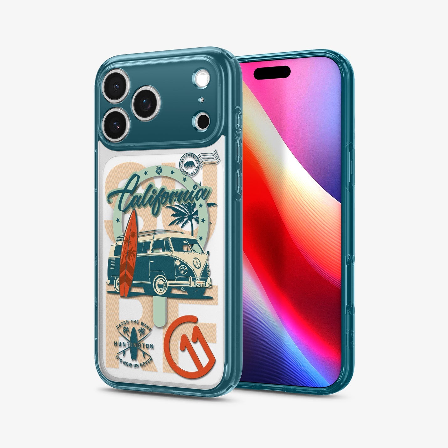 ACS10169 - iPhone 17 Pro Max Series Case c11 Series Huntington Edition (MagFit) showing the back and front