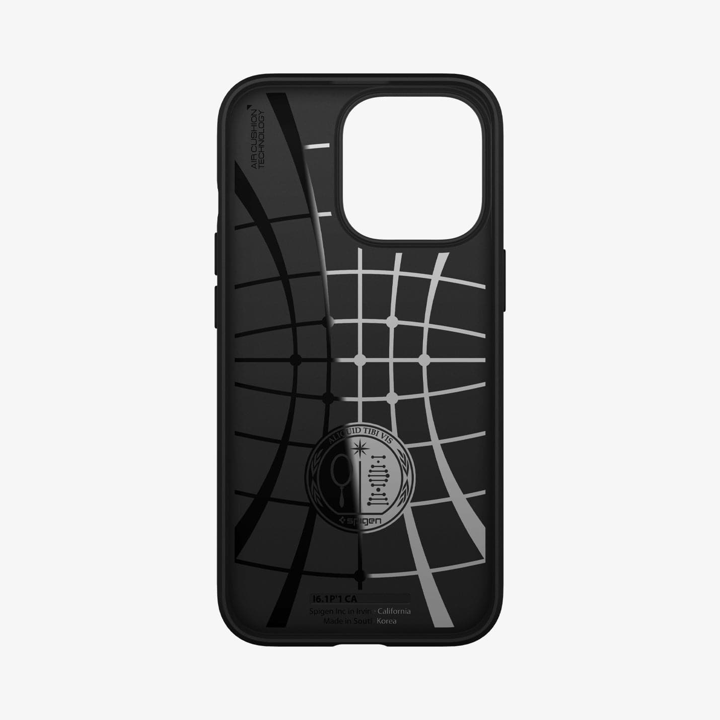 ACS03237 - iPhone 13 Pro Max Case Core Armor in black showing the inside of case