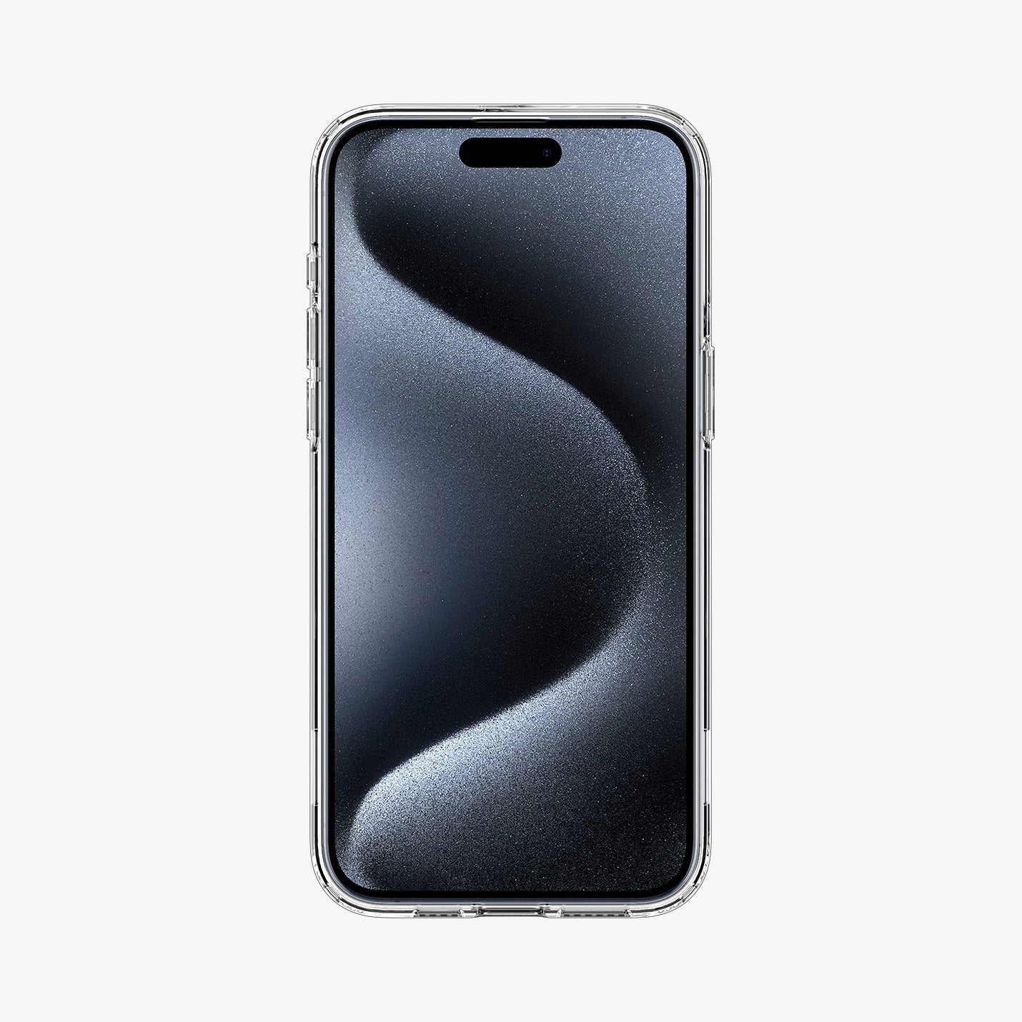 ACS06452 - iPhone 15 Pro Max Case Ultra Hybrid S (MagFit) in crystal clear showing the front