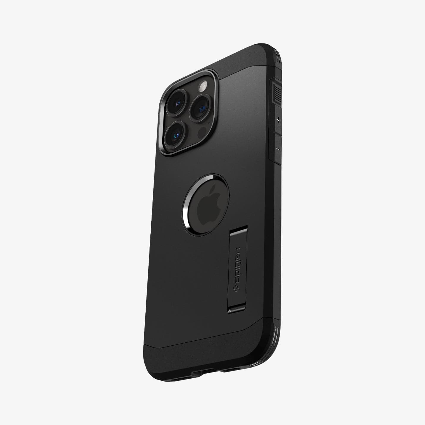 ACS06594 - iPhone 15 Pro Max Case Tough Armor (MagFit) in black showing the back and partial side