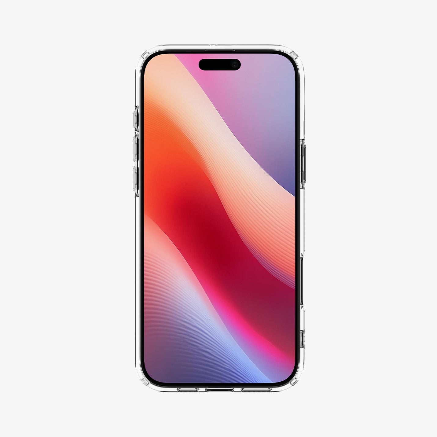 ACS08028 - iPhone 16 Pro Max Case Ultra Hybrid in Crystal Clear showing the front