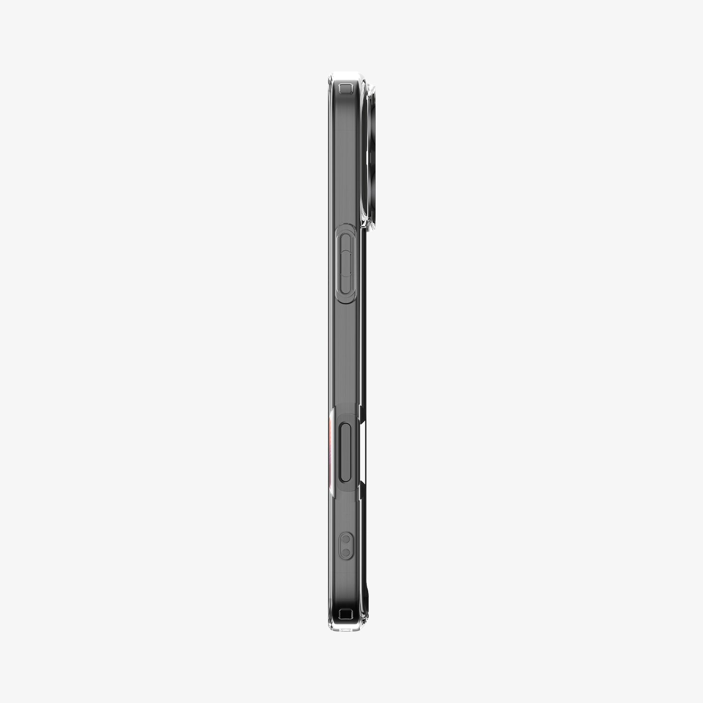 ACS08028 - iPhone 16 Pro Max Case Ultra Hybrid in Crystal Clear showing the side
