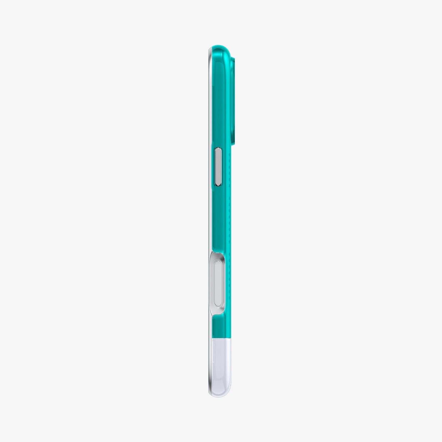ACS09961 - iPhone 17 Pro Case Classic C1 (MagFit) in bondi blue showing the side