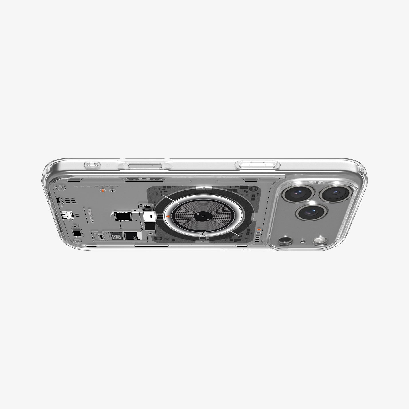 ACS10043 - iPhone 17 Pro Max Ultra Hybrid Neo One (MagFit) showing layer and magfit magnet above the case