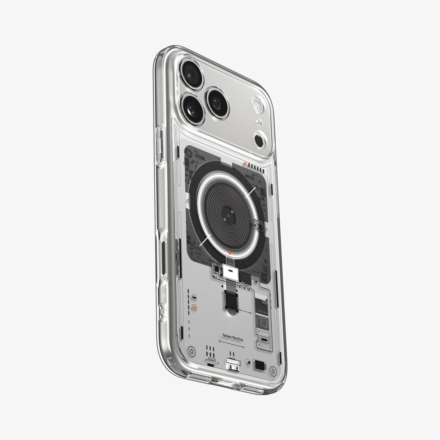 ACS10043 - iPhone 17 Pro Max Ultra Hybrid Neo One (MagFit) showing back with camera and front