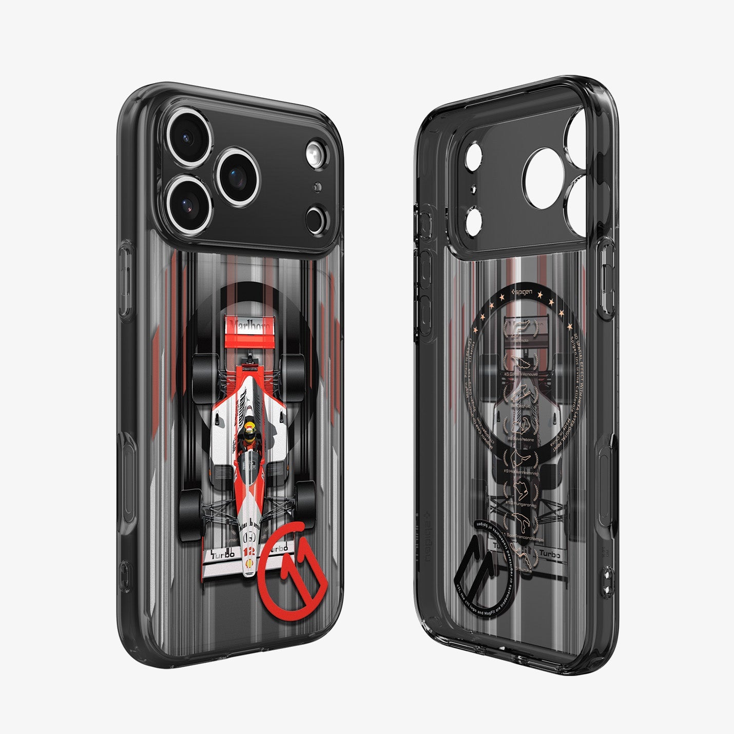 ACS10605 - iPhone 17 pro max c11 Series Turbo Edition (MagFit) showing back and inside