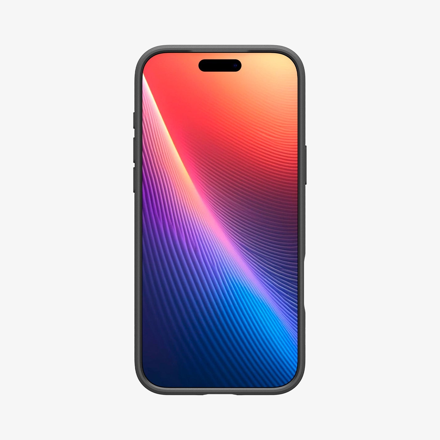ACS09888 - iPhone 17 Pro Max Liquid Air in Matte Black showing the front