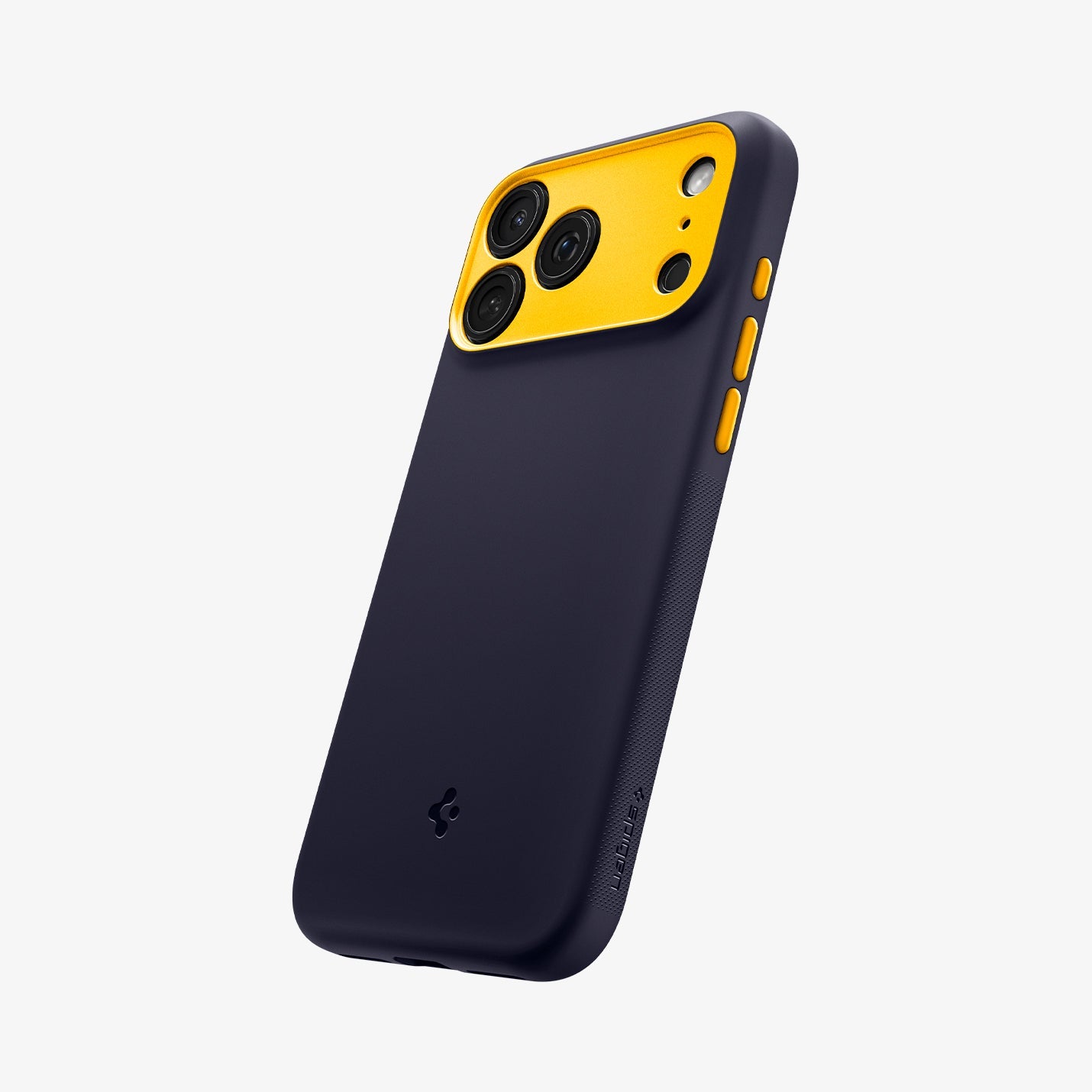 ACS09913 - iPhone 17 Pro Max Case Nano Pop (MagFit) in blueberry navy showing the back and side