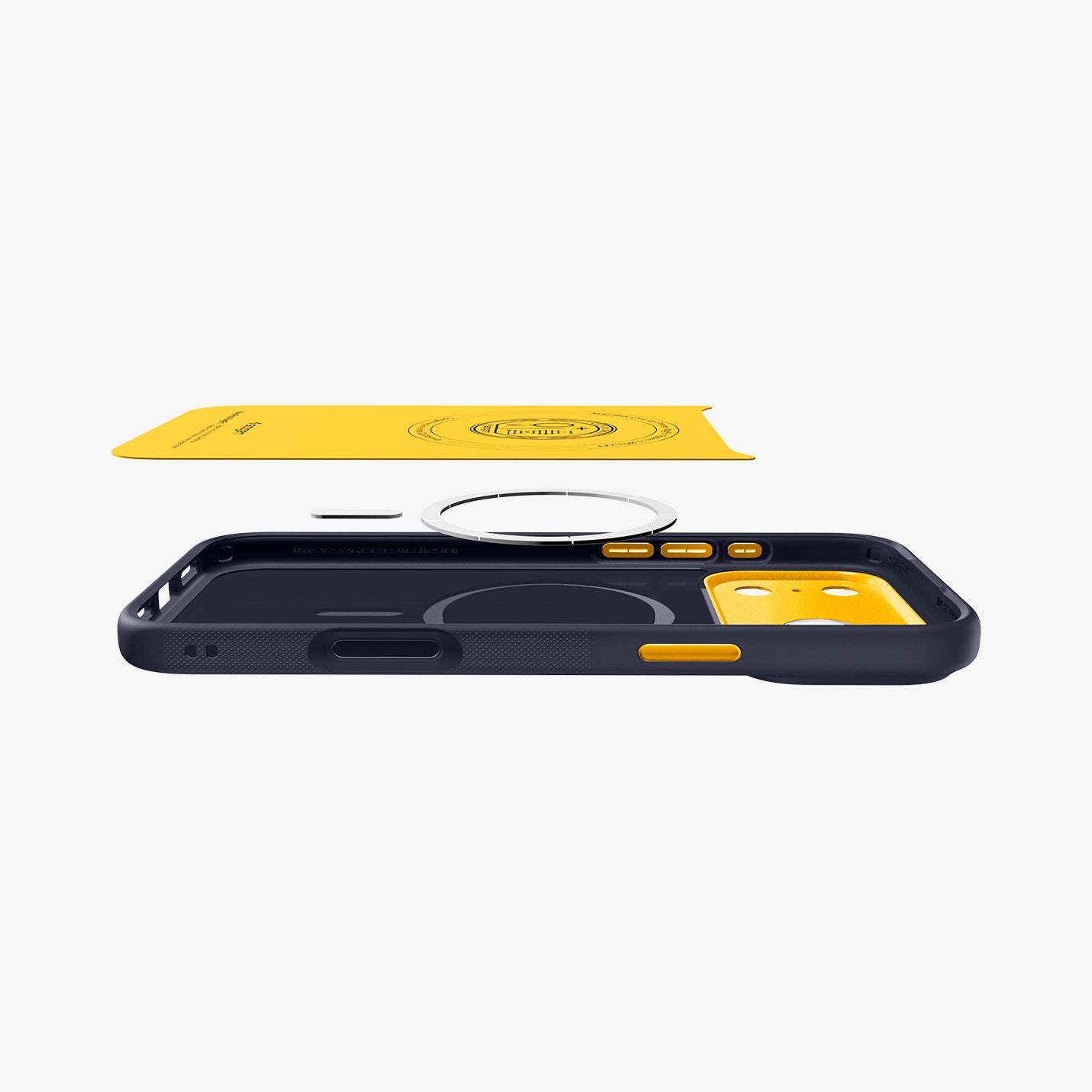 ACS09913 - iPhone 17 Pro Max Case Nano Pop (MagFit) in blueberry navy showing the multiple layers of case